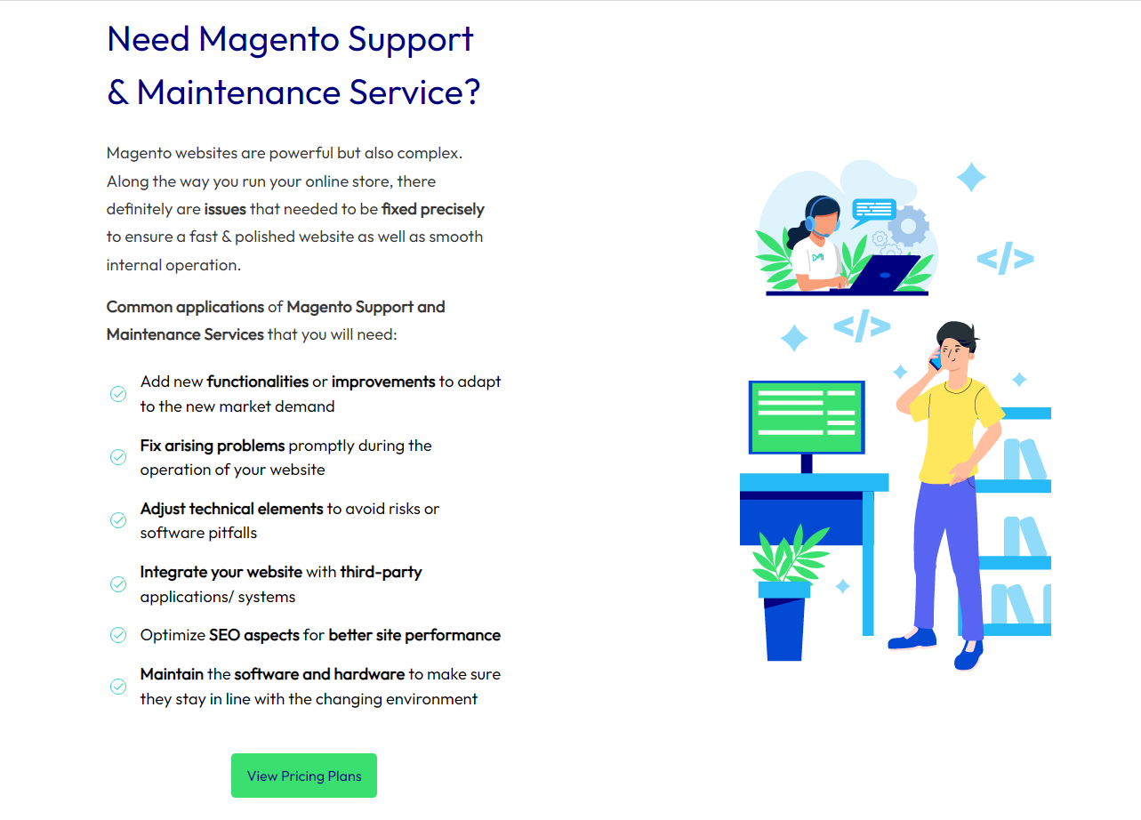 Magento support and maintenance services by Mageplaza